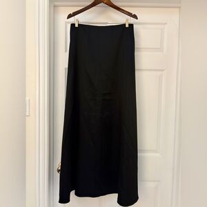 Jessica Black Maxi Skirt satiny size 12 ladies